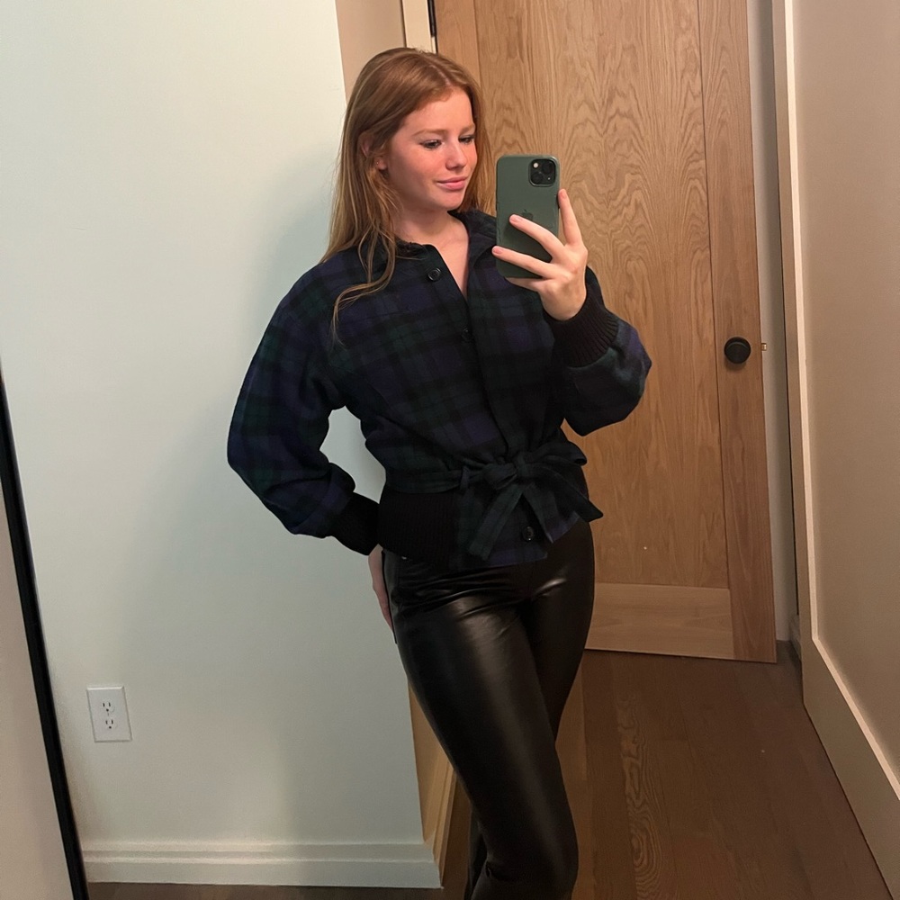 Guy Laroche flannel jacket